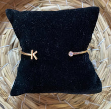 Load image into Gallery viewer, Initial Cuff Bracelet