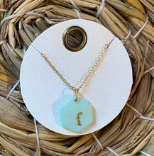 Load image into Gallery viewer, Color Initial Necklace