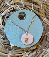 Load image into Gallery viewer, Color Initial Necklace
