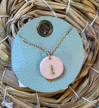 Load image into Gallery viewer, Color Initial Necklace