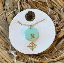 Load image into Gallery viewer, Color Initial Necklace