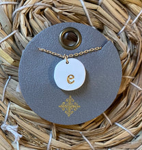 Load image into Gallery viewer, Color Initial Necklace