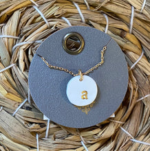 Load image into Gallery viewer, Color Initial Necklace