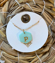 Load image into Gallery viewer, Color Initial Necklace
