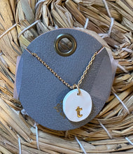 Load image into Gallery viewer, Color Initial Necklace