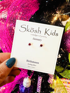 Skosh Birthstone Earrings