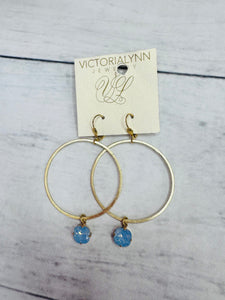 VL LT Blue Earring