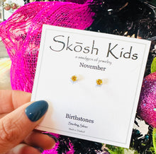 Load image into Gallery viewer, Skosh Birthstone Earrings
