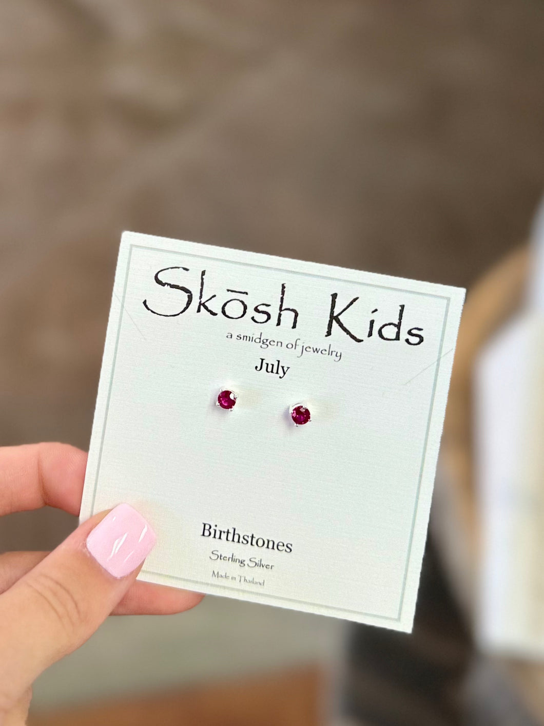 Skosh Birthstone Earrings