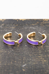 Leanna Lavendar Earrings