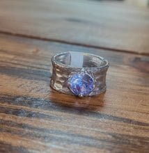 Load image into Gallery viewer, Earth Grace Wide Band w/ Stone Ring
