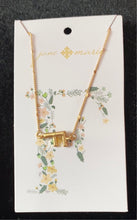 Load image into Gallery viewer, JM Block Initial Necklace
