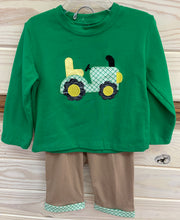 Load image into Gallery viewer, Kids Big Green Tractor Set
