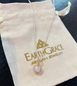 Earth Grace Custom Birthstone Necklace