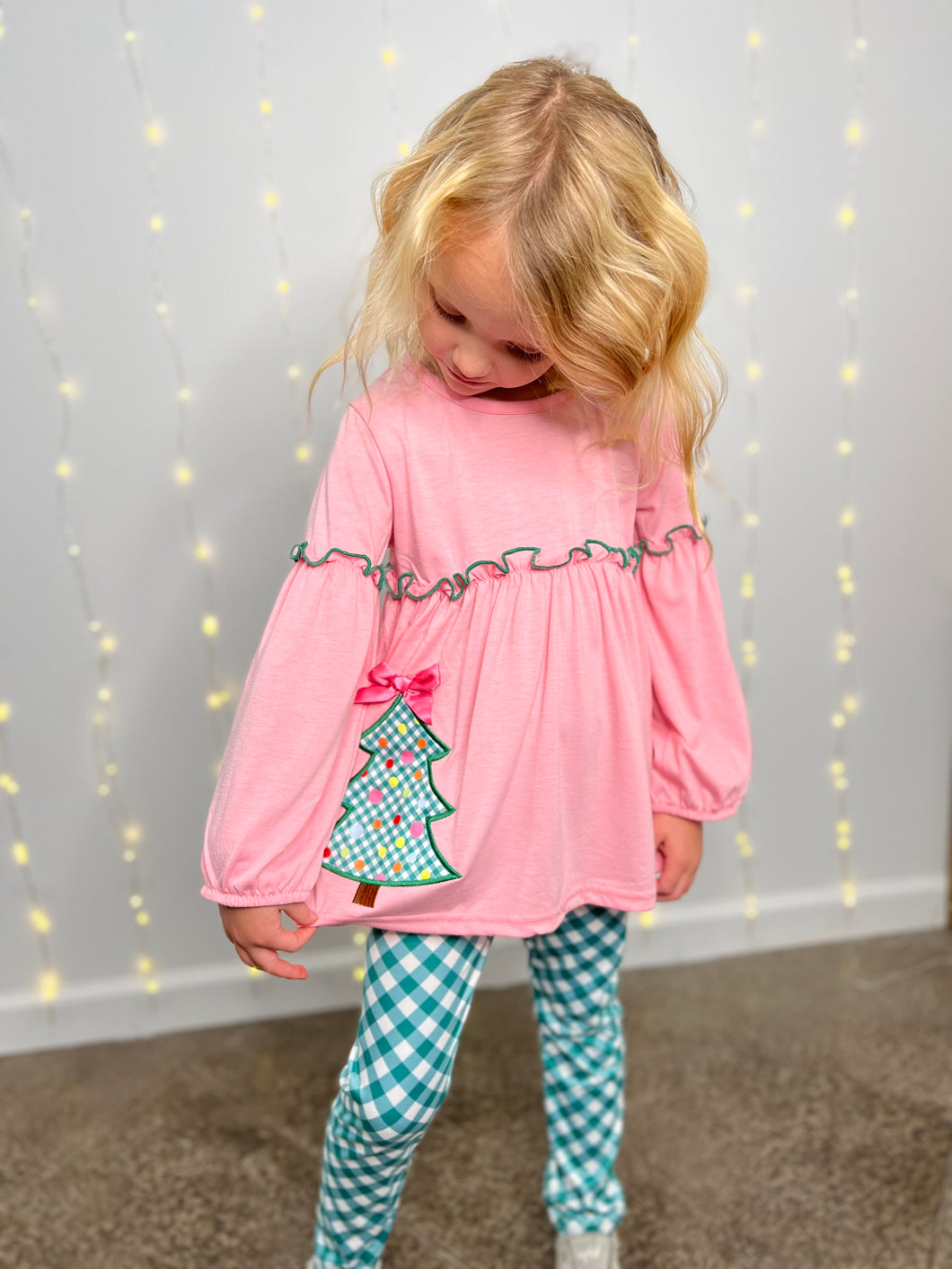 Kids Pink Christmas Set