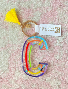 Fun Initial Keychain