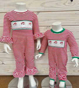 Kids Red Santa Romper