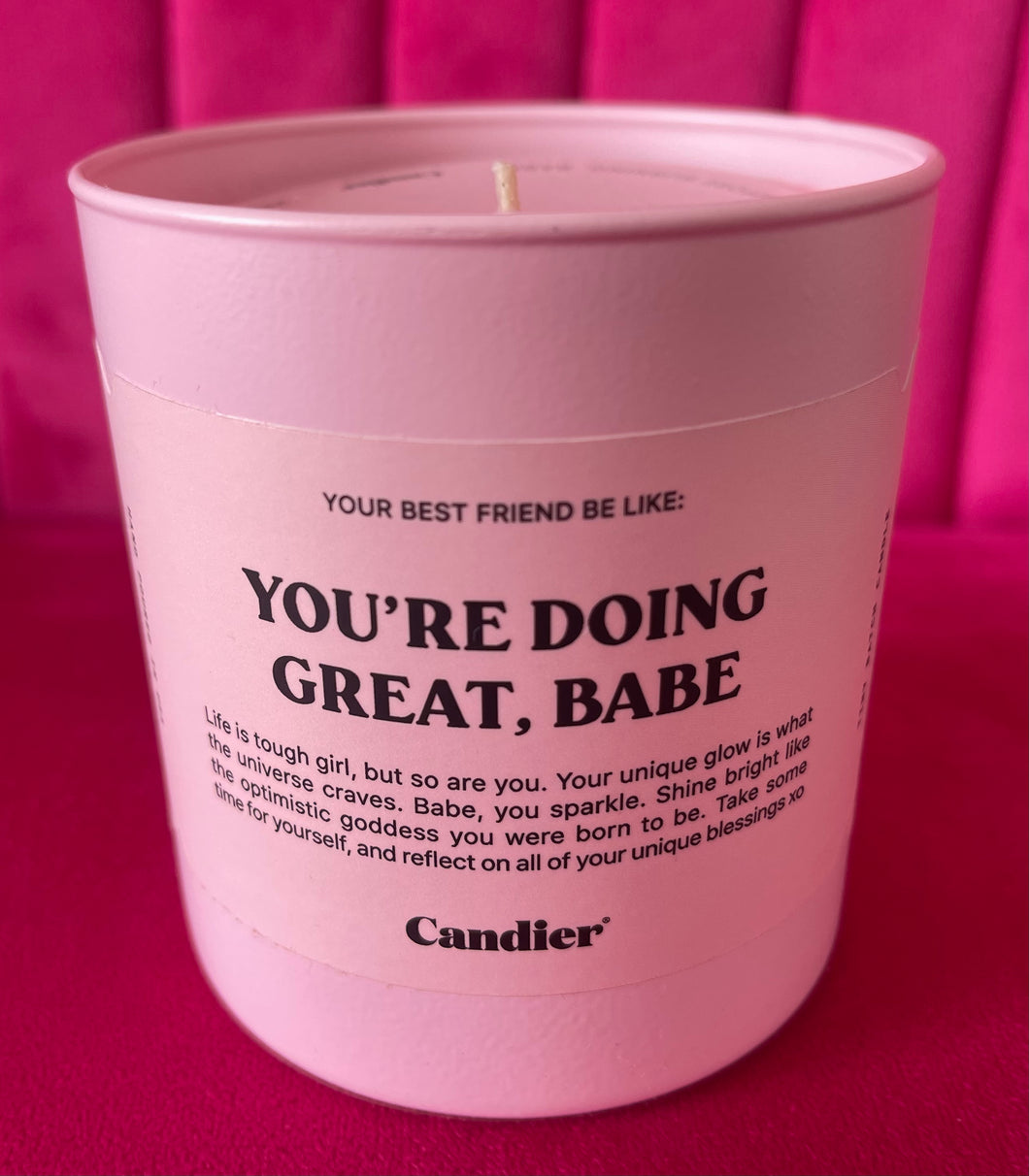 Doing Great Candle