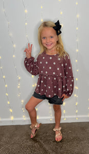 Kids Dotted Top