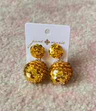 Load image into Gallery viewer, Gold Disco Earrings
