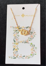 Load image into Gallery viewer, JM Block Initial Necklace
