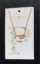 Load image into Gallery viewer, JM Block Initial Necklace
