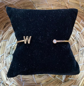 Initial Cuff Bracelet