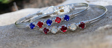 Load image into Gallery viewer, Earth Grace GameDay Red &amp; Blue Bracelet
